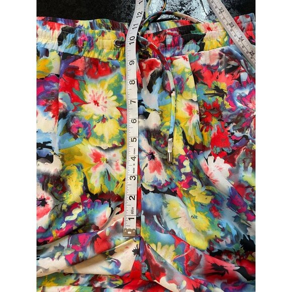 Karen Kane Colorful Drawstring Lightweight Pants Sz S - Picture 8 of 10
